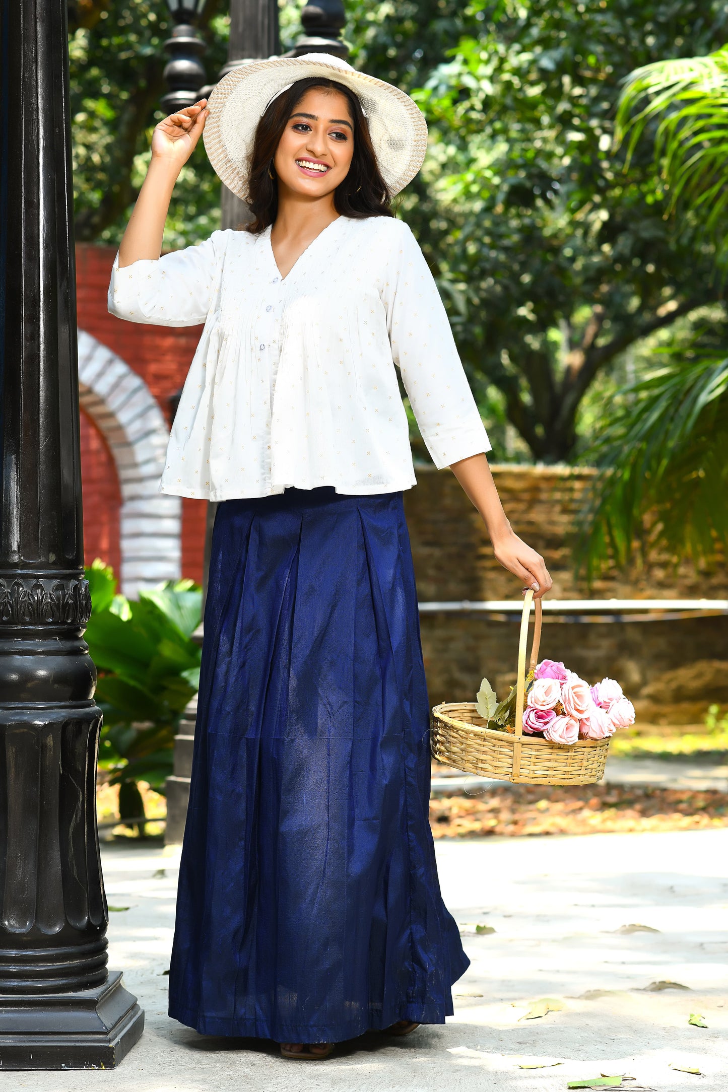 Indo Western Casual Skirt-Top Set