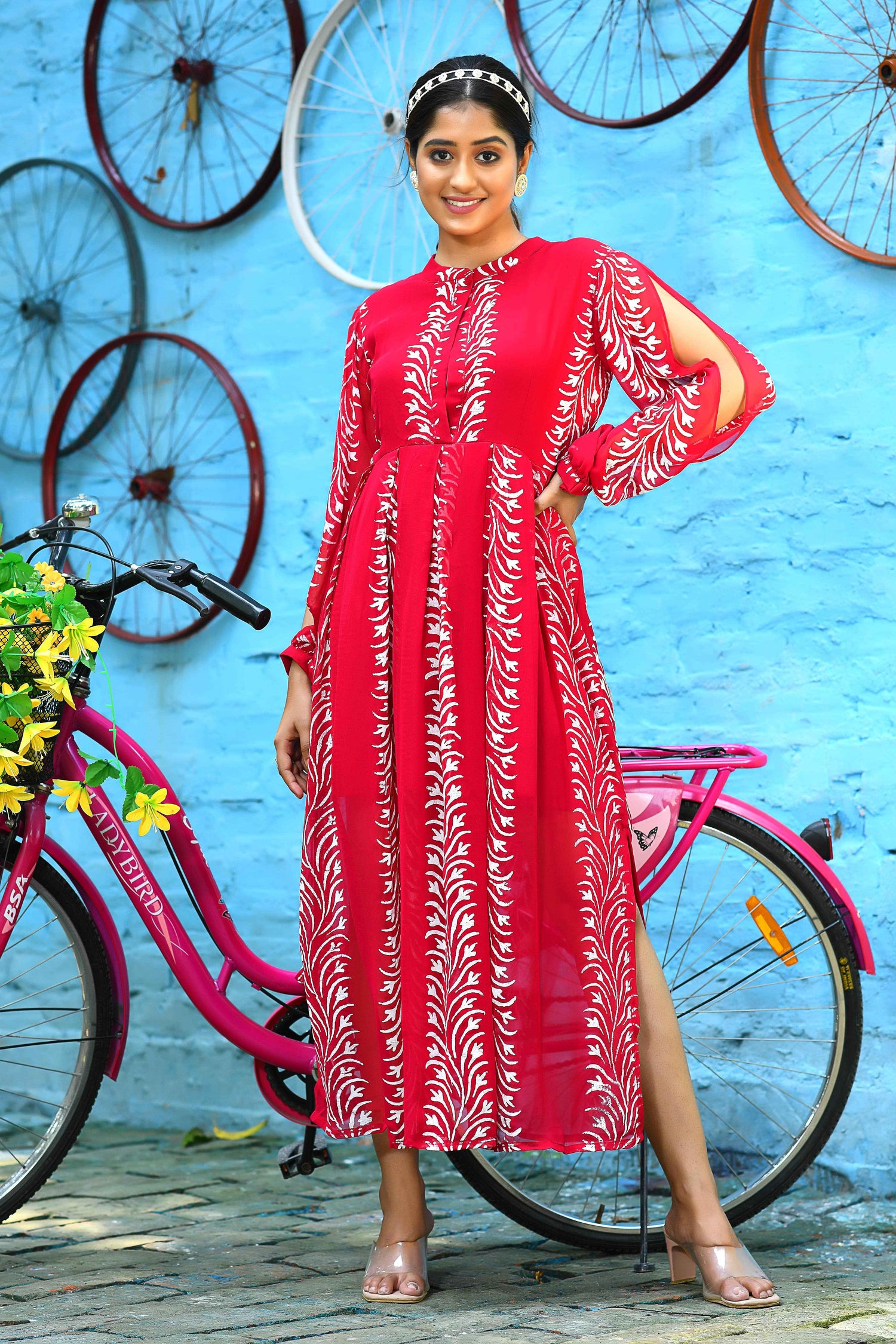 Indo Western Maxi Dress - Dailybuyys