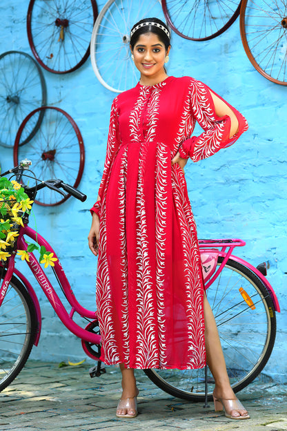 Indo Western Maxi Dress