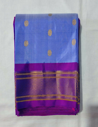 *Kalanjali pure silk paithani* 100% pure silk Handloom saree Allover butties Contrast blouse *Price : 23500/- + shipping*