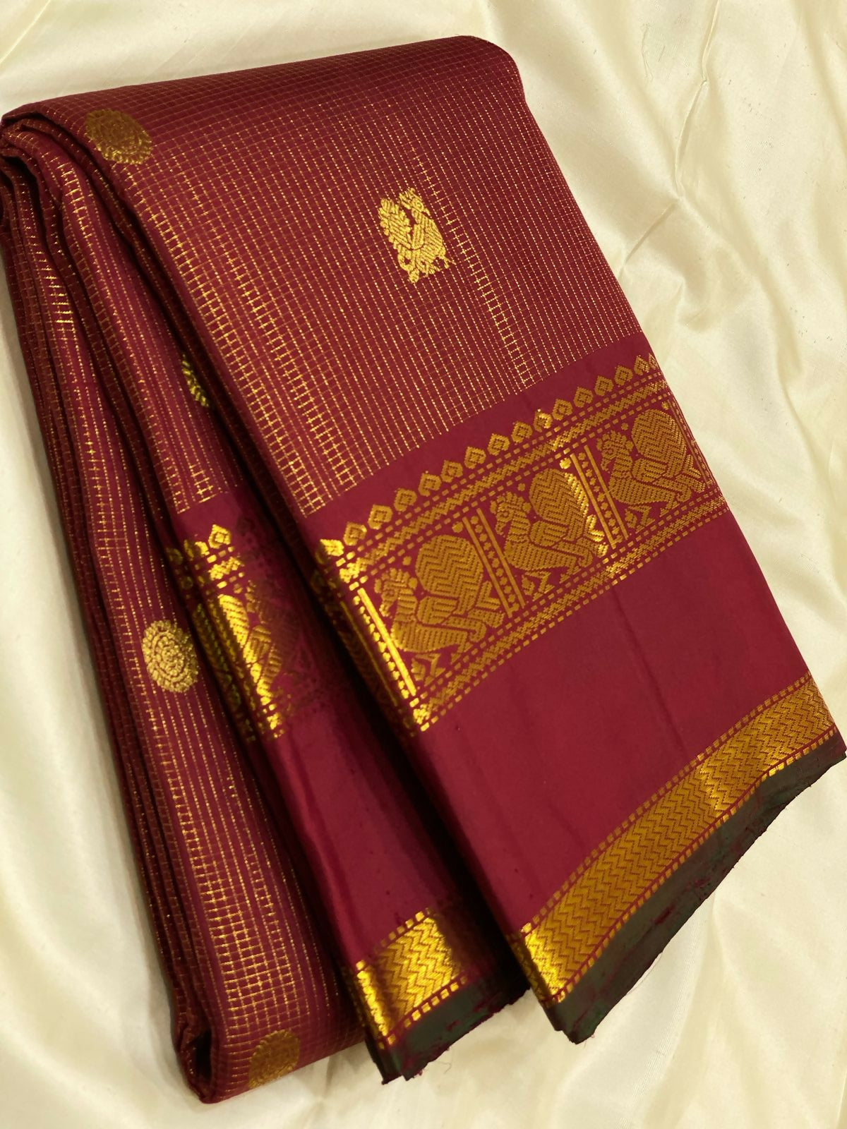 Handloom Kanchipuram Pattu sarees