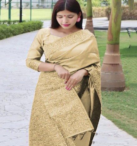 Beautiful Designer Banarasi Silk Sarees Get Extra 10% Discount on All Prepaid Transaction