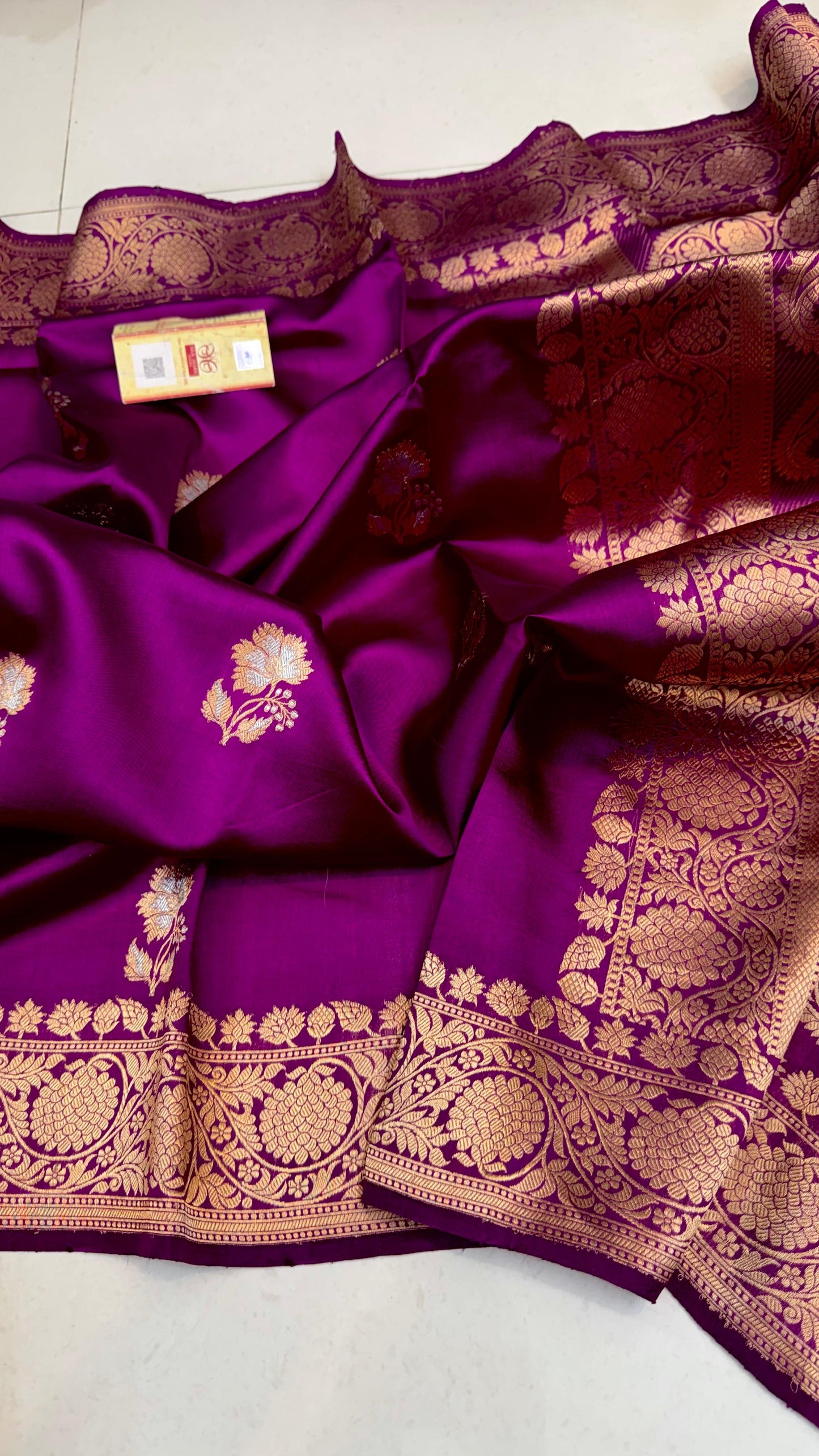 Purple Mango Banarasi Silk Sarees - Dailybuyys