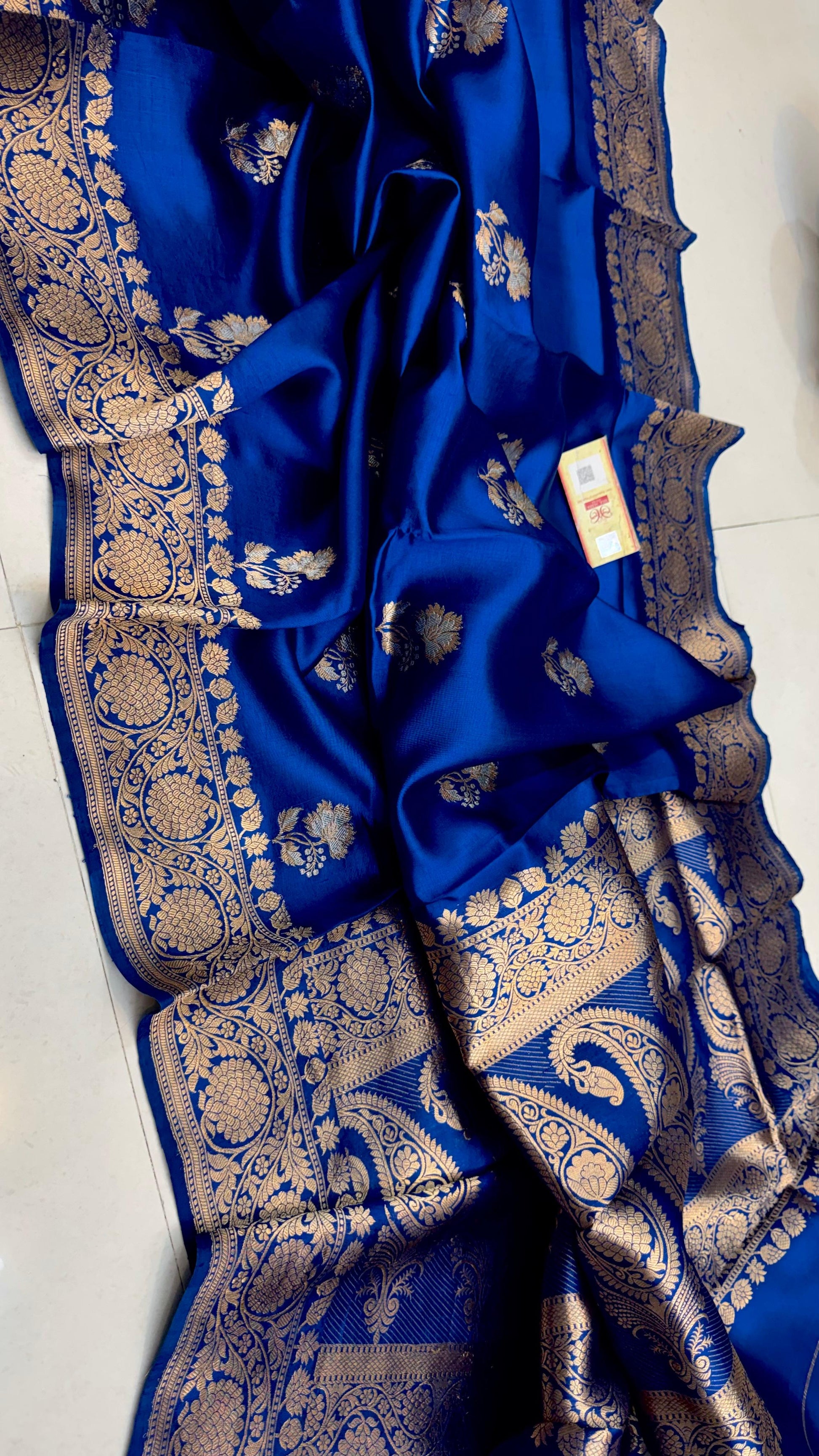 Blue Mango Banarasi Silk Sarees - Dailybuyys