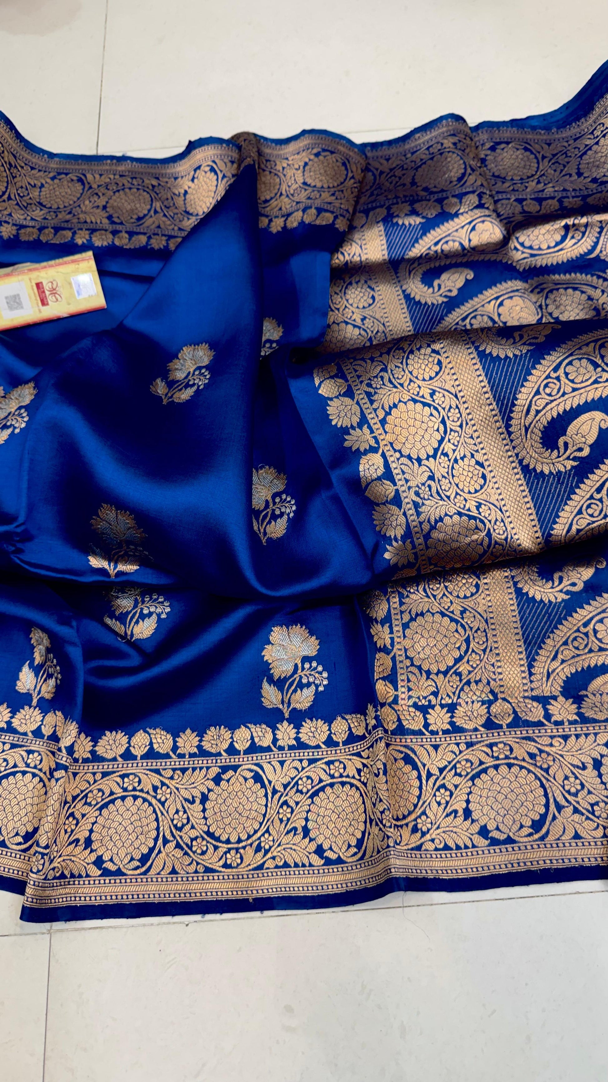 Blue Mango Banarasi Silk Sarees - Dailybuyys