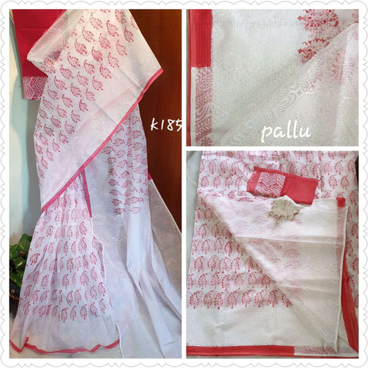 Beige KK Kota Doriya Sarees