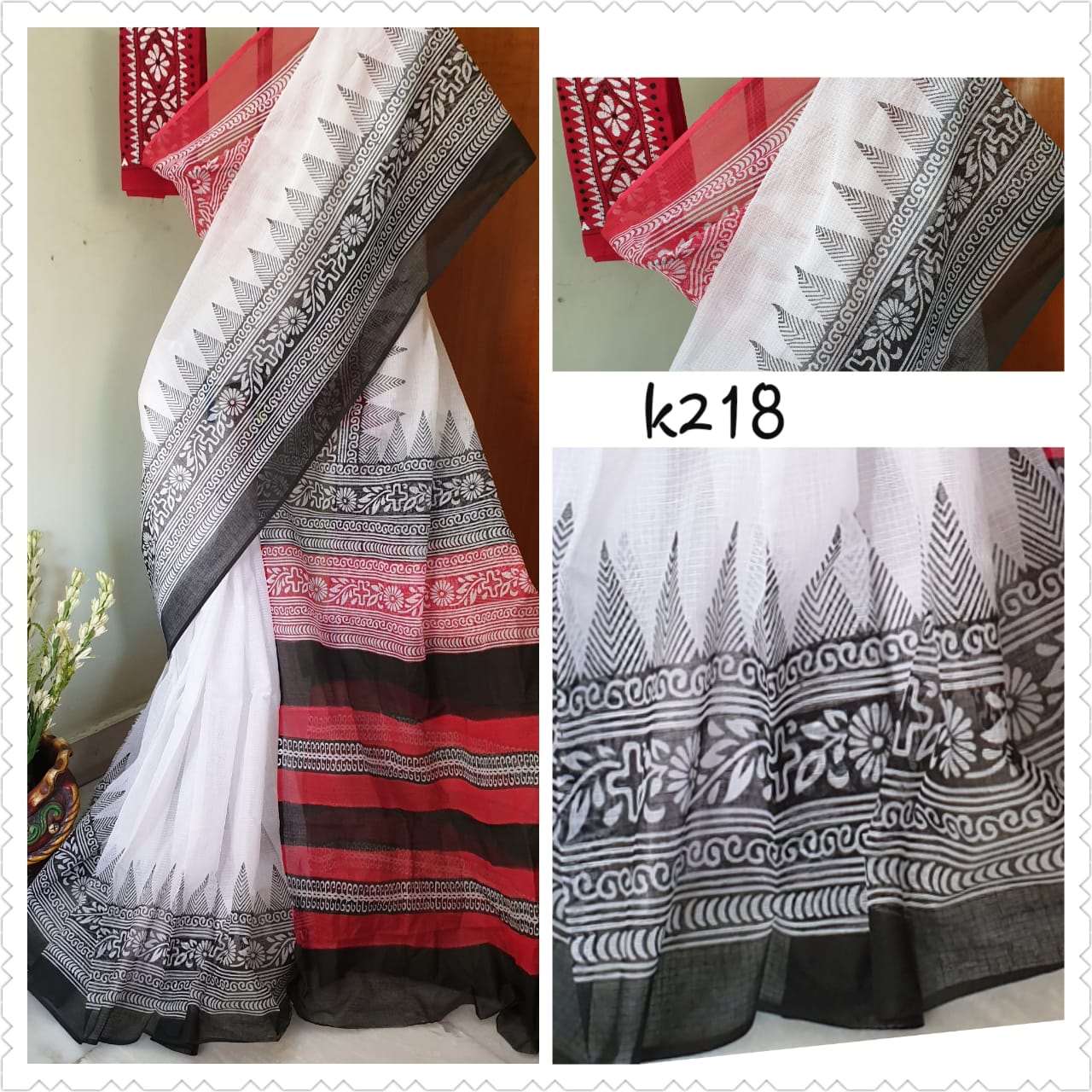 Beige KK Kota Doriya Sarees