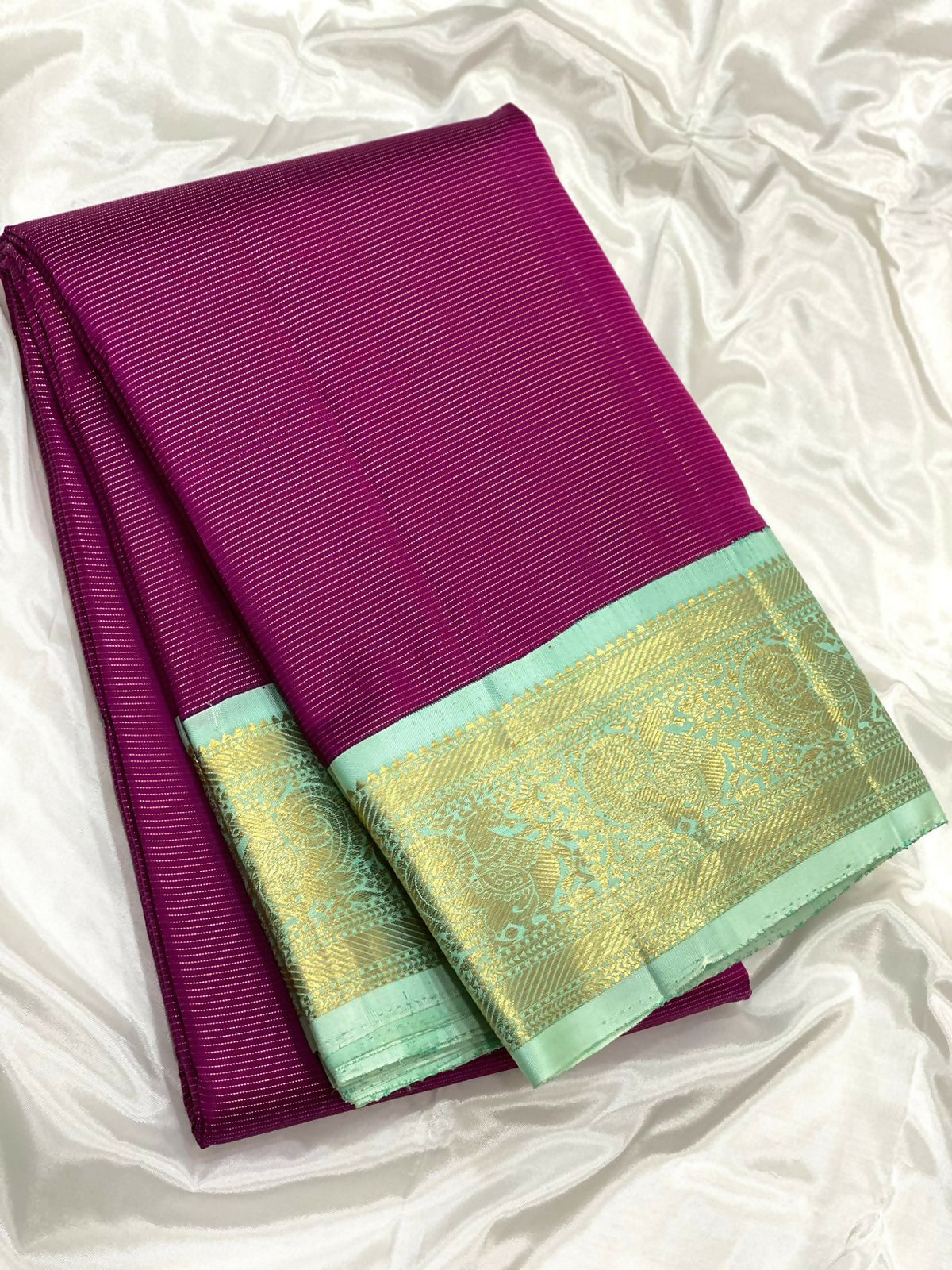 Pure Kanchipuram Handloom Bridal Silk Sarees 2 gram Zari vaira oosi With Silk Mark Certified 27500/-