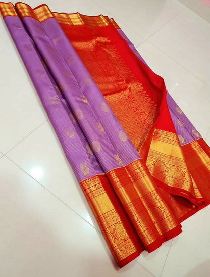 Pure Kanchipuram Handloom Silk Sarees, Korvai vaira oosi