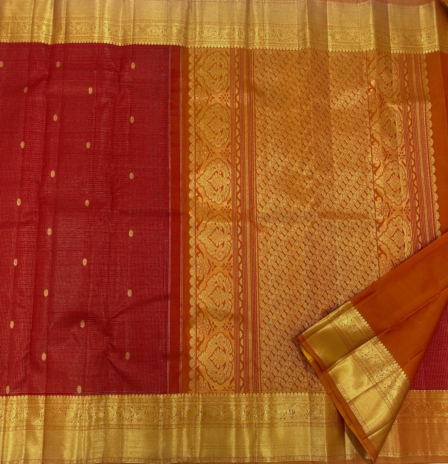 Pure Kanchipuram Handloom Bridal Silk Sarees 2 gram Zari With Silk Mark Certified 22000/- Vaira oosi