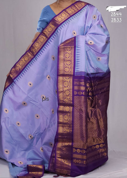 Handloom Gadwal pure silk sarees with kuttu borders contrast pallu and blouse........💛💛💛 Silk mark certified products Price : 23499+ ship each 👇