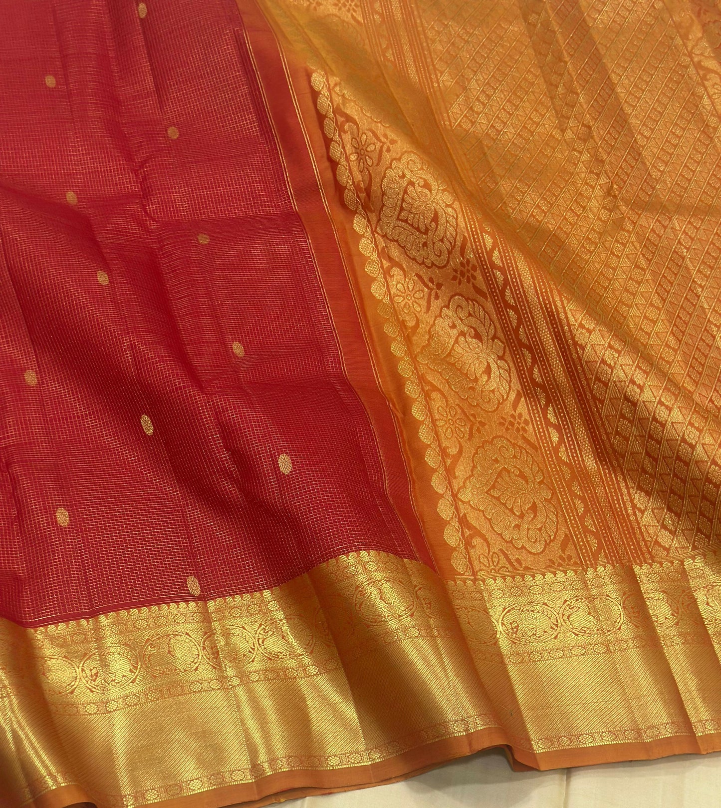 Pure Kanchipuram Handloom Bridal Silk Sarees 2 gram Zari With Silk Mark Certified 22000/- Vaira oosi