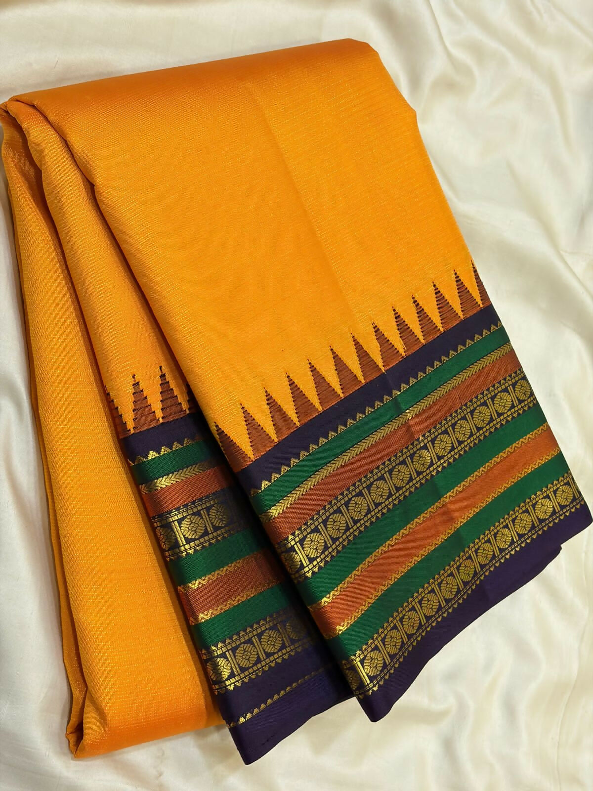 Pure Kanchipuram Handloom Bridal Silk Sarees 2 gram Zari vaira oosi With Silk Mark Certified 27500/-
