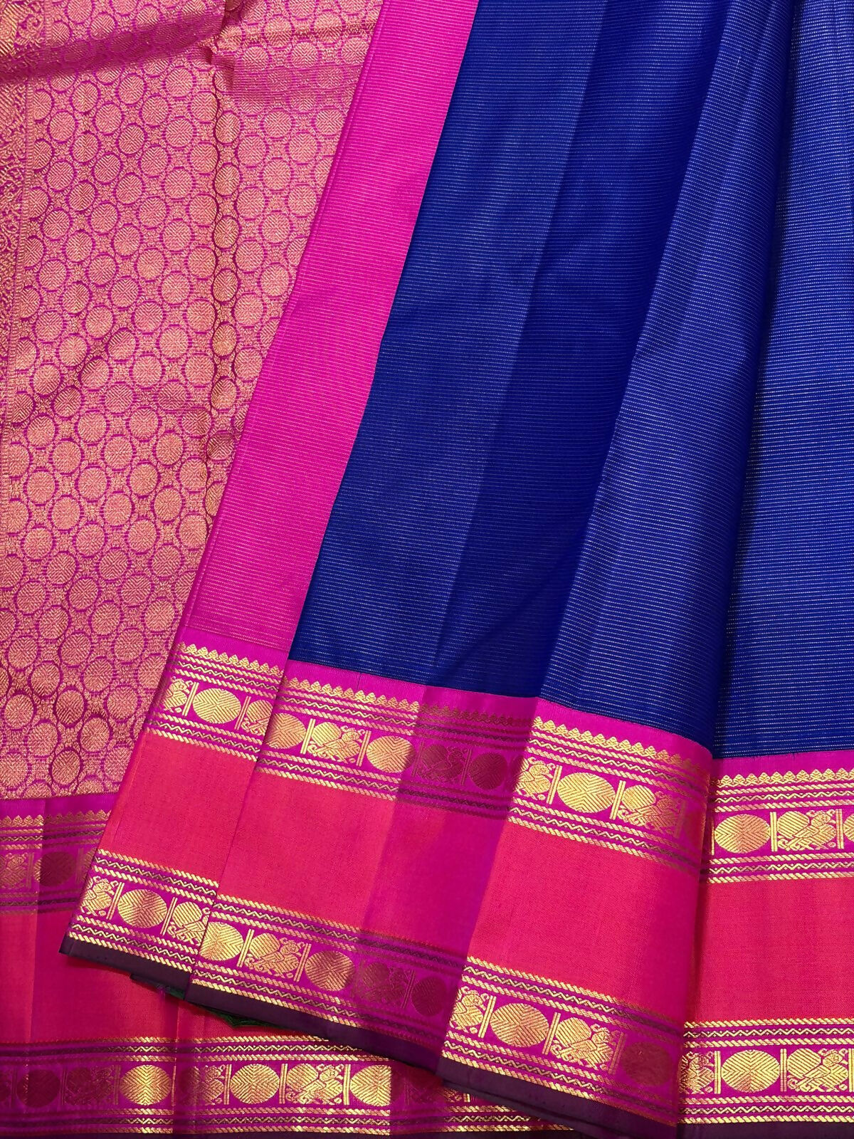 Pure Kanchipuram Handloom Bridal Silk Sarees 2 gram Zari vaira oosi With Silk Mark Certified 27500/-