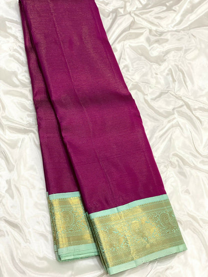 Pure Kanchipuram Handloom Bridal Silk Sarees 2 gram Zari vaira oosi With Silk Mark Certified 27500/-