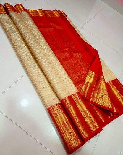 Pure Kanchipuram Handloom Silk Sarees, Korvai vaira oosi