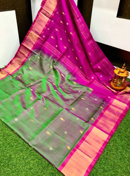 Handloom Uppada pattu sarees