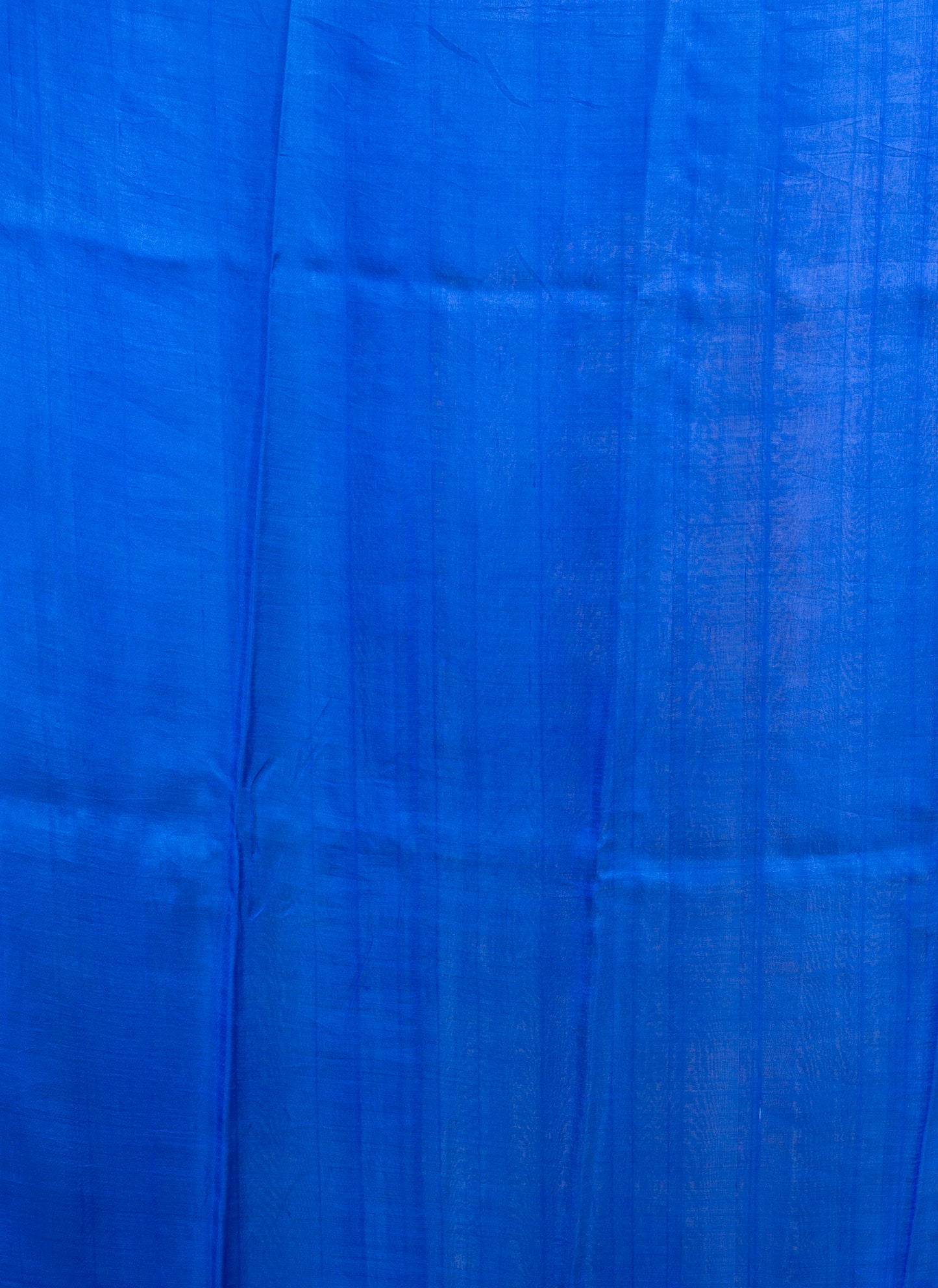 Blue Block Printed Pure Silk Mark Certified Bishnupuri Silk Sarees