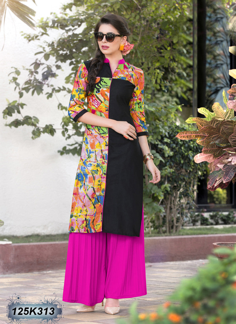 Multi Coloured Stitched New Design Pure Cotton Kurtis