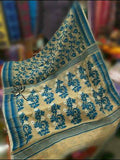 Blue Dhakai Jamdani Sarees