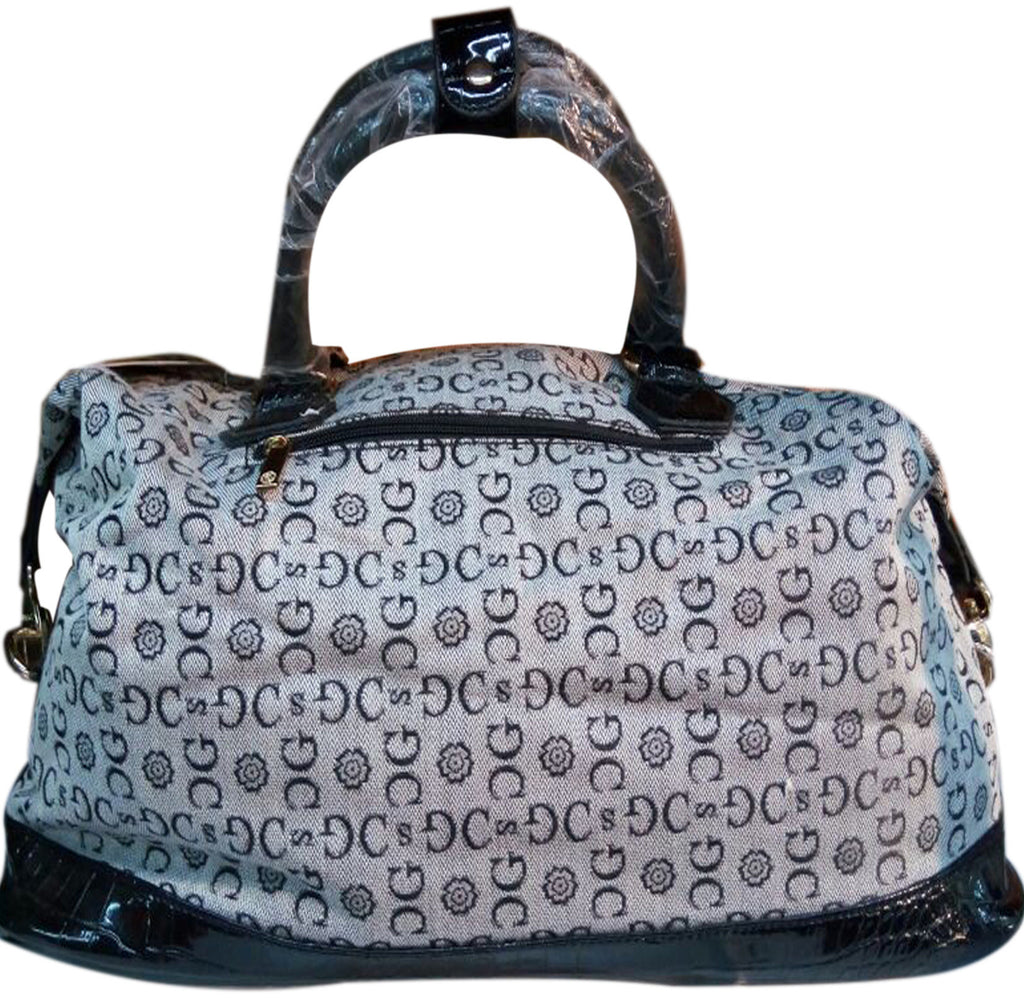 Dailybuys Gray Black Ladies Leather Hand Bags