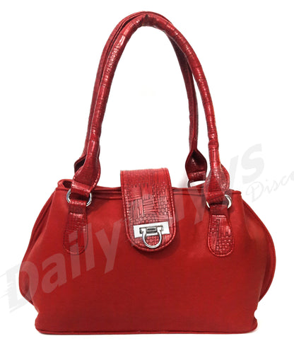 Deep Red Hand Bags - Dailybuyys