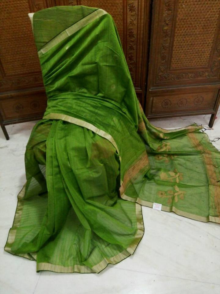 Green Khesh Sarees - Dailybuyys