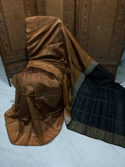 Brown Khesh Sarees - Dailybuyys