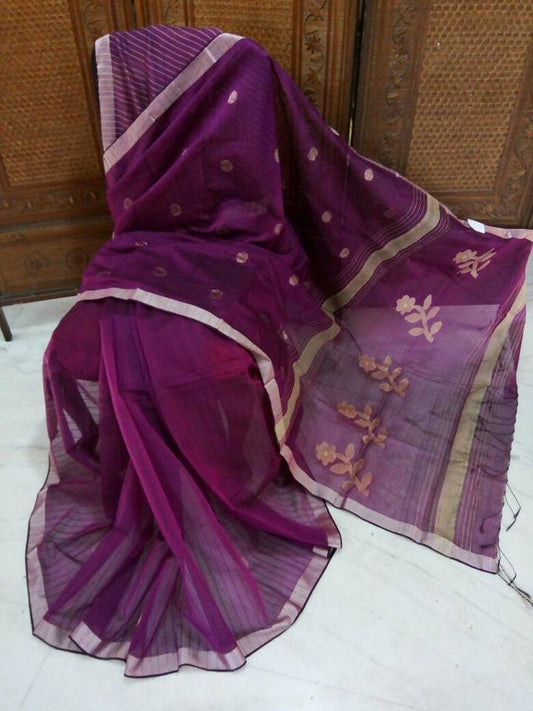 Violet Khesh Sarees - Dailybuyys