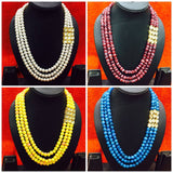 Red & White Mixd Beads Mala Get Extra 10% Discount on All Prepaid Transaction