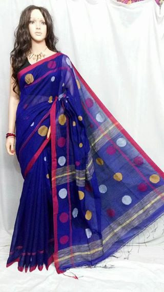 Blue Bengal Handloom Silk Sarees