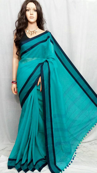 Blue Bengal Handloom Silk Sarees