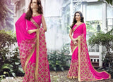 Rani Coloured Georgette Sarees