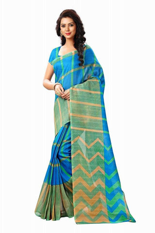 Blue Bhagalpuri Sarees