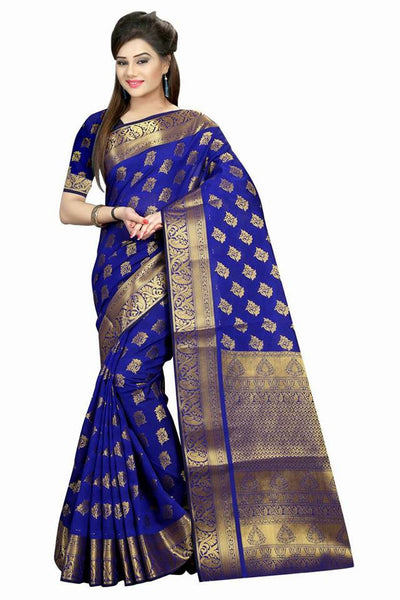 Blue Banarasi Silk Sarees