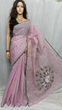 Pink Pure Cotton Jamdani Sarees