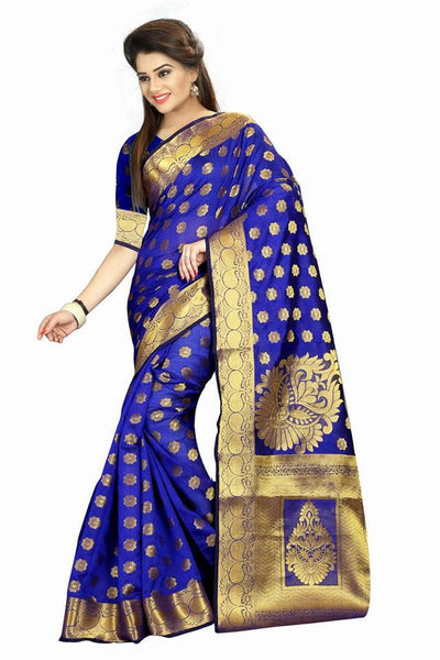 Blue Banarasi Silk Sarees