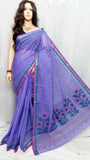 Violet Pure Cotton Jamdani Sarees