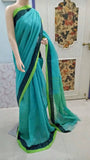 Blue Pure Linen Sarees