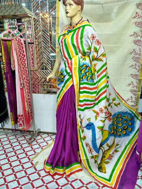 Purple Moklin Sarees - Dailybuyys