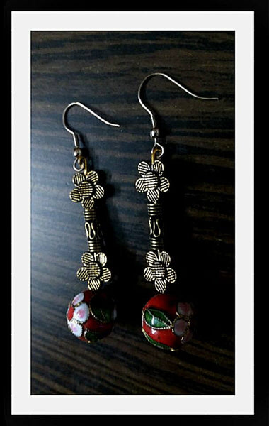 Silver 1 colour Hand Made Earrings