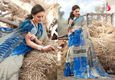 Blue Georgette Sarees