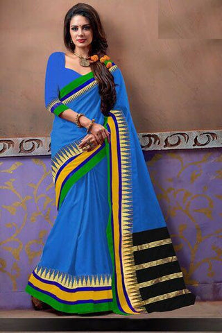 Blue Banarasi Silk Sarees