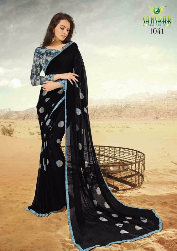 Black Georgette Sarees