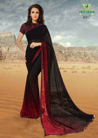 Black Georgette Sarees