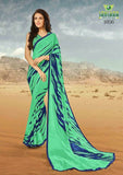 Green Georgette Sarees