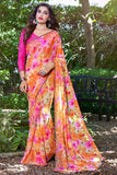 Pink Georgette Sarees