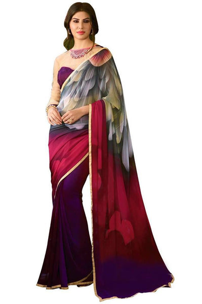 Red Georgette Sarees