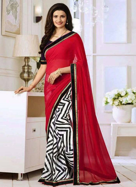 Red Georgette Sarees