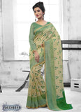 Green & Beige Bhagalpuri Silk Sarees